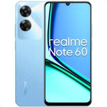 Smartphone Realme Note 60 Dual SIM 256GB 4GB RAM Tela 6,74 90Hz, Câmera 50MP, Bateria 5000mAh, Android, LTE, Azul Versão Global Anatel