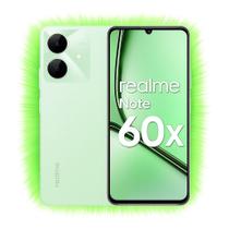 Smartphone Realme Note 60x, 128GB, 4GB RAM, Câmera 50MP com IA, Android 14, Tela 6,72 polegadas 120Hz, Bateria 5000mAh, Dual SIM