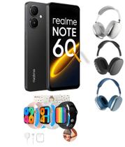 Smartphone Realme Note 60X 128gb 4gb Ram+smartwatch+fone