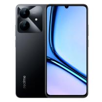 Smartphone Realme Note 60X 4G, 64GB, 3GB RAM, Tela 6,5 HD, Câmera 50MP, Dual SIM, Versão Global Preto