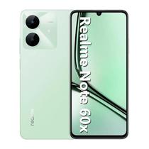 Smartphone Realme Note 60x, 64GB, 3GB RAM, Câmera 50MP com IA, Tela 6,72 polegadas 120Hz, Android 14, Bateria 5000mAh, Dual SIM, VERDE