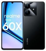 Smartphone Realme Note 60x 64GB 3GB RAM Dual SIM Tela 6.74 Preto