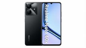 Smartphone Realme Note 60x, Preto 128GB 4GB RAM Tela 6,74 90Hz, Bateria 5000mAh, Android 14