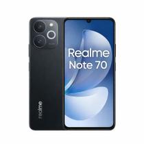 Smartphone Realme Note 70 256GB,4GB RAM,Dual SIM,Tela 6,74 polegadas 90 Hz,Câmera 50 MP,Bateria 5000 mAh,Android 14,Octa Core,4G,USBC,Bluetooth Smartphone Realme Note 70 256GB,4GB RAM,Dual SIM,Tela 6,74 polegadas 90 Hz,Câmera 50 MP,Bateria 5000 mAh,Android 14,Octa Core,4G,USBC,Bluetooth