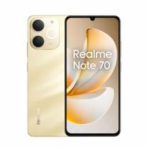 Smartphone Realme Note 70 256GB,4GB RAM,Dual SIM,Tela 6,74 polegadas 90 Hz,Câmera 50 MP,Bateria 5000 mAh,Android 14,Octa Core,4G,USBC,Bluetooth
