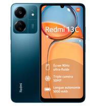 Smartphone Red 13C 128GB 4Ram 4G Versao Global Dual sim Tela 6.74 Azul