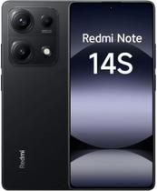 Smartphone Redemi Note 14S Global 8GB RAM 256GB Câmera 108MP, Tela 6.43” AMOLED, Midnight Black