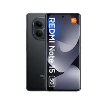 Smartphone Redmi Note 15 5G 8GB RAM, 256GB Black Versão Global - Xiaomi Smartphone Redmi Note 15 5G 8GB RAM, 256GB Black Versão Global - Xiaomi