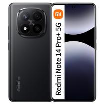 Smartphone RedmiNot 14 Pro Plus 5G Câmera 200MP, 8GB RAM 256GB, Midnight Black Versão Global