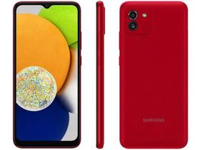 Smartphone Samsung A03 64Gb 4Ram A032M Vermelho 4G Dual Sim
