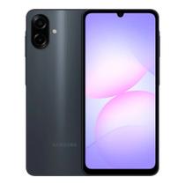Smartphone Samsung A07 128GB Preto 4GB RAM Tela 6,7" Câm. Dupla + Selfie 8MP