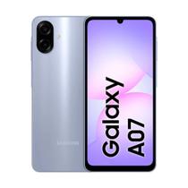 Smartphone Samsung A07 128GB Violeta 4GB RAM Tela 6,7" Câm. Dupla + Selfie 8MP