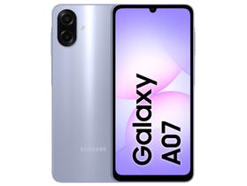 Smartphone Samsung A07 128GB Violeta 4GB RAM Tela 6,7" Câm. Dupla + Selfie 8MP