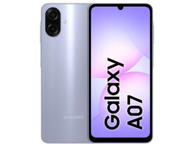 Smartphone Samsung A07 256GB Violeta 8GB RAM Tela 6,7" Câm. Dupla + Selfie 8MP