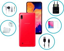 Smartphone Samsung A10 32Gb 3Ram A105M Vermelho Dual Sim