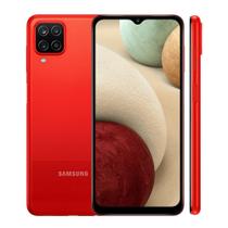 Smartphone Samsung A12 Vermelho Octa Core 2GHz Dual Chip 4G RAM 4GB/64GB Armazenamento Tela 6.5" Câmera 48MP+5MP+2MP+2MP Frontal 8MP
