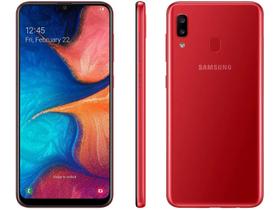 Smartphone Samsung A20 32Gb 3Ram A205M Vermelho Dual Sim
