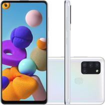 Smartphone Samsung A21s 64Gb 4Ram A217M Branco Dual Sim Smartphone Samsung A21s 64Gb 4Ram A217M Branco Dual Sim