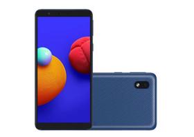 Smartphone Samsung Galaxy A01 Azul Quad Core 1.5GHz 2GB/32GB Tela 5.3" Câmera 8.0MP Frontal 5MP