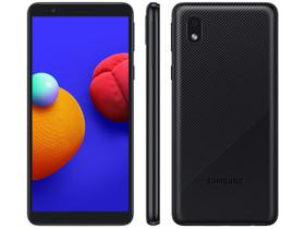 Smartphone Samsung Galaxy A01 Core 32GB Preto 2GB RAM 5,3" Câmera 8MP + Selfie 5MP Dual Chip