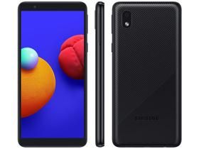 Smartphone Samsung Galaxy A01 Core 32GB Preto 2GB RAM 5,3" Câmera 8MP + Selfie 5MP Dual Chip