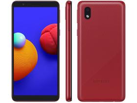 Smartphone Samsung Galaxy A01 Core 32GB Vermelho - 4G Quad-Core 2GB RAM 5,3” Câm. 8MP + Selfie 5M