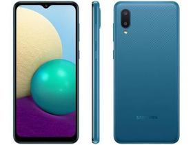 Smartphone Samsung Galaxy A02 Tela 6.5 32gb 2gb Ram Azul Smartphone Samsung Galaxy A02 Tela 6.5 32gb 2gb Ram Azul