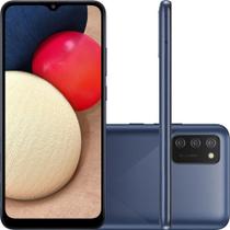 Smartphone Samsung Galaxy A02S 32GB 3GB RAM 4G Wi-Fi Dual Chip Câmera Tripla + Selfie 5MP 6.5" Azul