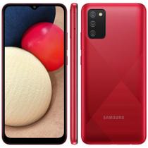 Smartphone Samsung Galaxy A02s Vermelho 32GB, Tela Infinita de 6.5", Câmera Tripla, bateria 5000mAh, 3GB RAM e Processador Octa-Core - SAMSUNG