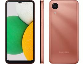 smartphone Samsung Galaxy A03 Core 32GB 4G DUAL CHIP 2GB RAM 6,5” Câm. 8MP+Selfie 5MP ANATEL