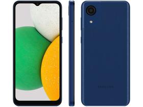 Smartphone Samsung Galaxy A03 Core 32GB 4G Wi-Fi Tela 6.5 Dual Chip 2GB RAM Câmera 8MP + Selfie 5MP - Azul Smartphone Samsung Galaxy A03 Core 32GB 4G Wi-Fi Tela 6.5 Dual Chip 2GB RAM Câmera 8MP + Selfie 5MP - Azul