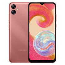 Smartphone Samsung Galaxy A04e 4G LTE 64GB 3GB RAM Câmera dupla 13MP + 2MP Dual SIM Octa-Core 6.5" Cobre