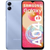 Smartphone Samsung Galaxy A04e 64GB AZUL 4G Octa-Core 3GB RAM 6,5” Câm. Dupla + Selfie 5MP
