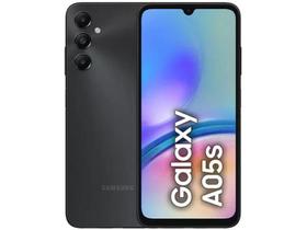 Smartphone Samsung Galaxy A05s 128GB - Preto, 4G, RAM 6GB, Câmera Tripla 50MP + Selfie 13MP, Tela 6,7"