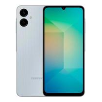 Smartphone Samsung Galaxy A06 128GB/4GB RAM Branco 4G Tela 6.7" Câmera Dupla 50MP Android 14