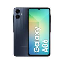 Smartphone Samsung Galaxy A06 4G 128GB 4GB RAM Dual Chip Câmera Traseira 50+2MP Frontal 8MP Tela 6,7" Azul Escuro Smartphone Samsung Galaxy A06 4G 128GB 4GB RAM Dual Chip Câmera Traseira 50+2MP Frontal 8MP Tela 6,7" Azul Escuro