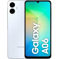 Smartphone Samsung Galaxy A06 4G de 128GB 4GB Ram Câmera 50MP Frontal 8MP Tela 6.7 Branco Dual Sim Smartphone Samsung Galaxy A06 4G de 128GB 4GB Ram Câmera 50MP Frontal 8MP Tela 6.7 Branco Dual Sim