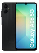 Smartphone Samsung Galaxy A06 5G SM-A066M/DS 128GB, 4GB+4GB PLUS, IP54, Tela 6.7" - Preto