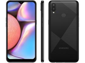 Smartphone Samsung Galaxy A10s 32GB Preto Absurdo - 4G 2GB RAM Tela 6,2” Câm. Dupla + Selfie 8M
