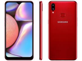 Smartphone Samsung Galaxy A10s 32GB Vermelho - 4G 2GB RAM 6,2” Câm. Dupla + Selfie 8MP