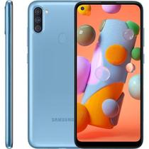 Smartphone Samsung Galaxy A11, 6,4”, 64 GB, Câmera Tripla, Azul