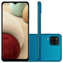 Smartphone Samsung Galaxy A12 64GB 4GB RAM Câmera Quádrupla Dual Chip 6.5" Azul