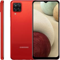 Smartphone Samsung Galaxy A12, 6,5", 64 GB, Câmera Quádrupla - Vermelho