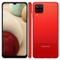 Smartphone SAMSUNG Galaxy A12 Memória Interna 64GB Vermelho Câmera Quadrupla 48MP 4GB de Ram Tela 6.