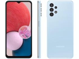 Smartphone Samsung Galaxy A13 128GB Azul 4G - Octa-Core 4GB RAM 6,6” Câm Quádrupla + Selfie 8MP