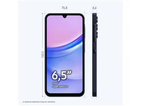Smartphone Samsung Galaxy A15 128GB, 4GB RAM, Bateria de longa duração e design atual Preto - Sam sung Smartphone Samsung Galaxy A15 128GB, 4GB RAM, Bateria de longa duração e design atual Preto - Sam sung