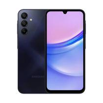 Smartphone Samsung Galaxy A15 4G 128GB, 4GB RAM, Câmera Tripla, Selfie 13MP, Tela 6.5, Dual Chip Azul Escuro