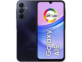 Smartphone Samsung Galaxy A15 4G 128GB Tela 6.5 4GB RAM Câmera Tripla + Selfie 13MP
