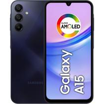Smartphone Samsung Galaxy A15 4G 128GB Tela 6.5 4GB RAM Câmera Tripla + Selfie 13MP Smartphone Samsung Galaxy A15 4G 128GB Tela 6.5 4GB RAM Câmera Tripla + Selfie 13MP
