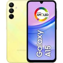 Smartphone Samsung Galaxy A15 4G 128GB Tela 6.5 4GB RAM Câmera Tripla + Selfie 13MP